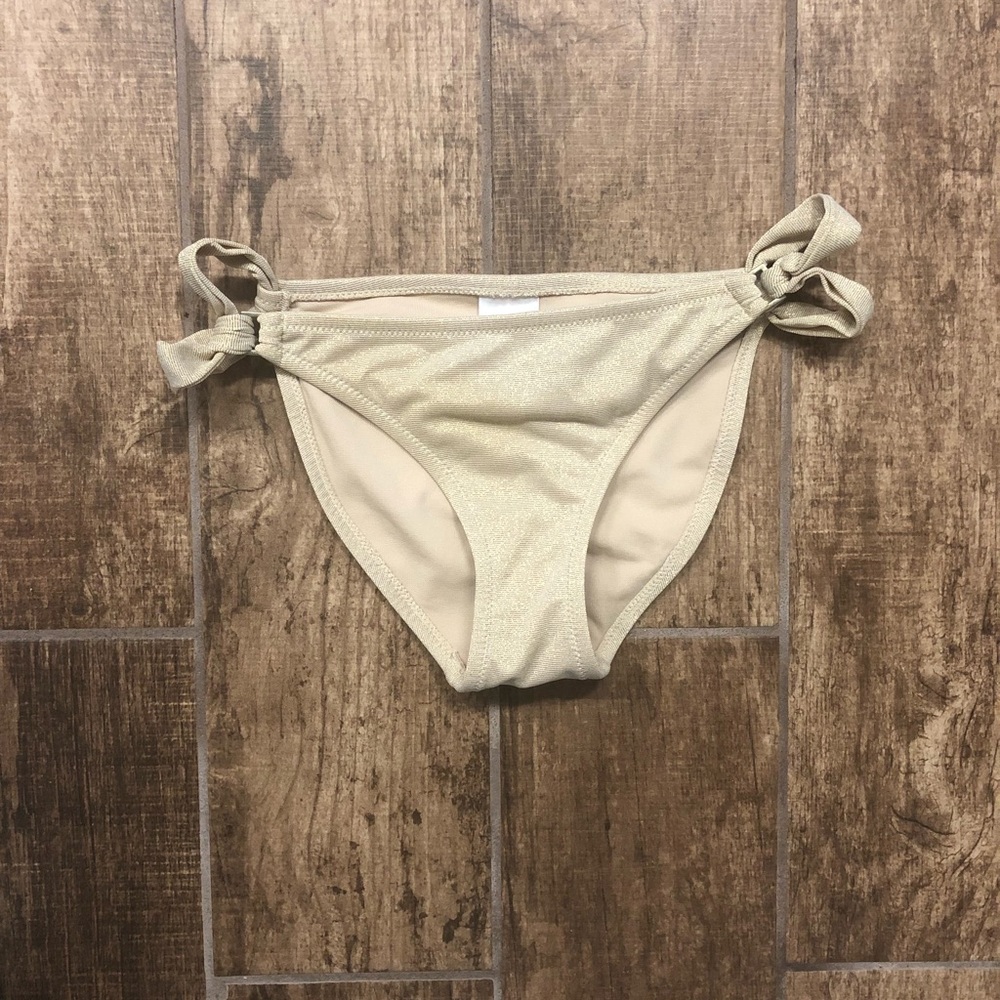 Sparkly Gold Bikini Bottoms